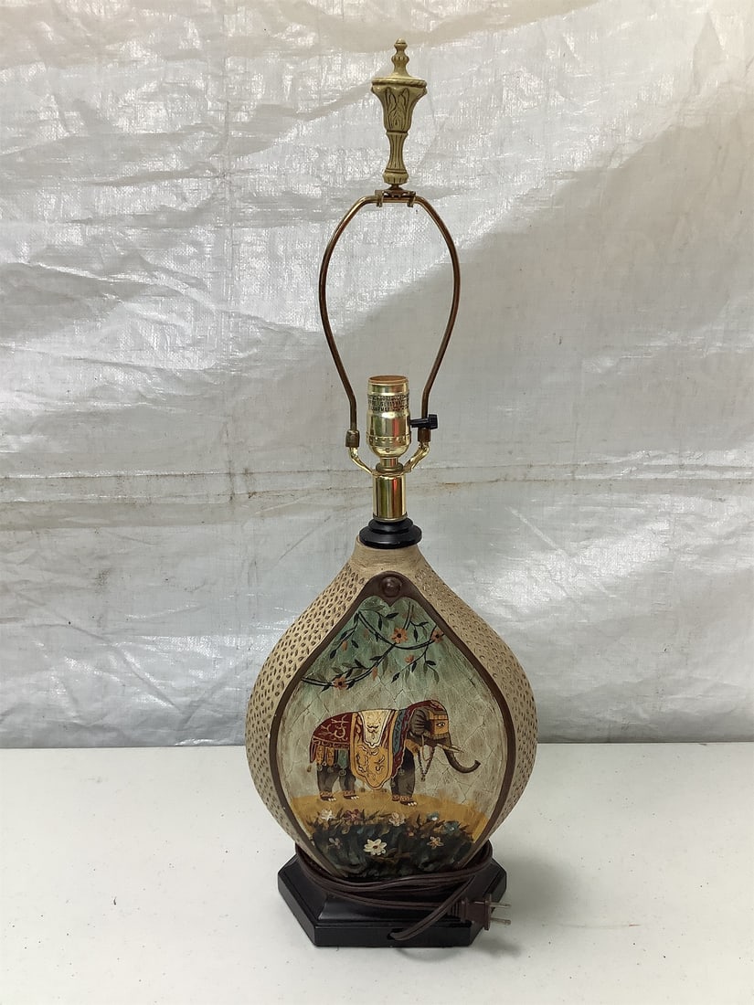 Elephant Motif Lamp (1 of 6)