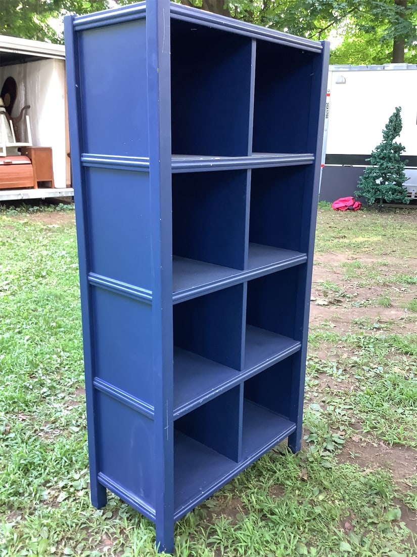 Blue 8 Cube Shelf Unit - 2