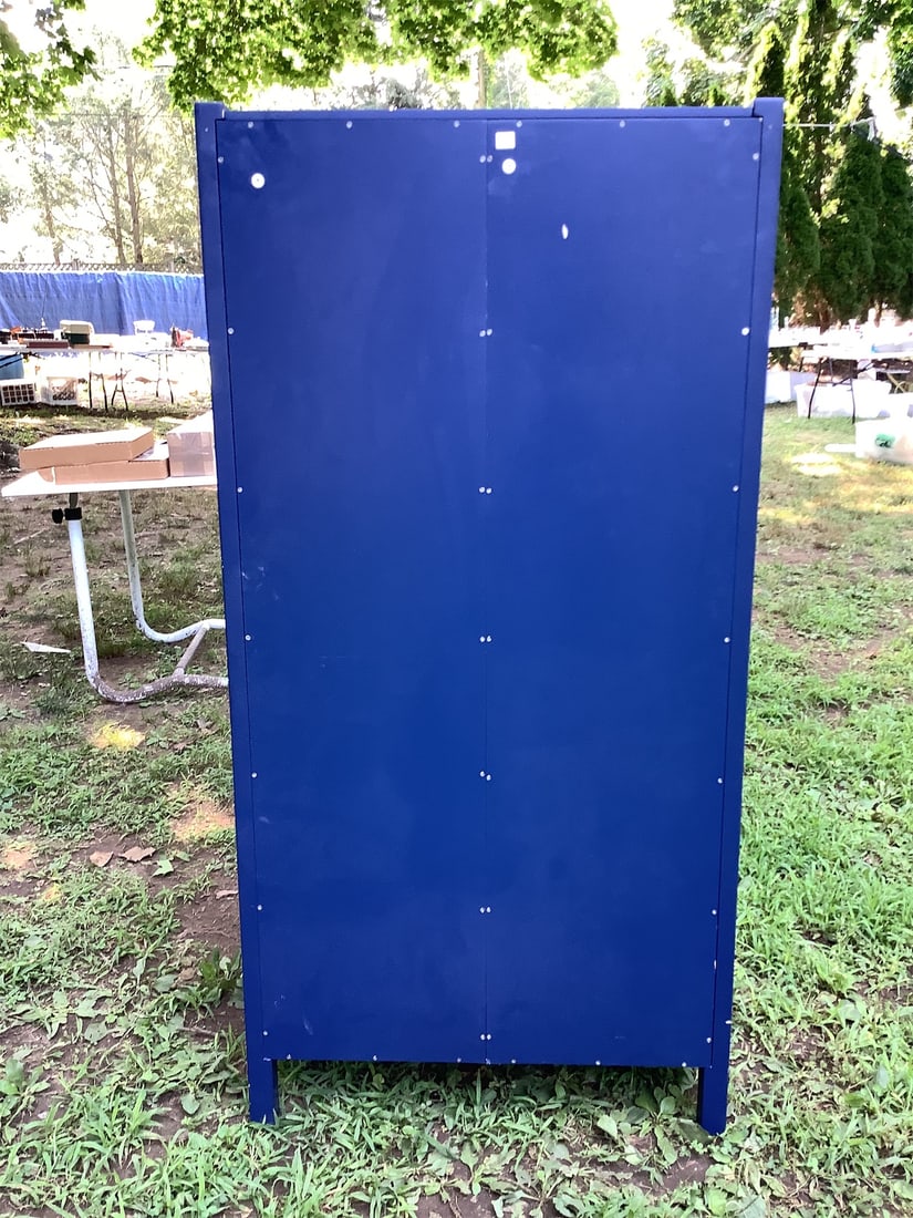 Blue 8 Cube Shelf Unit - 4