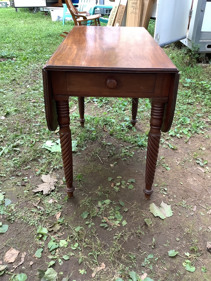 Vintage Drop Leaf Table - 3