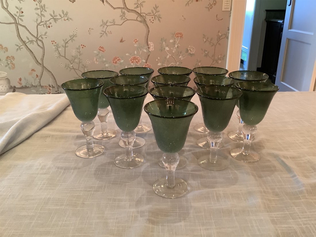 Green Drinking Goblets