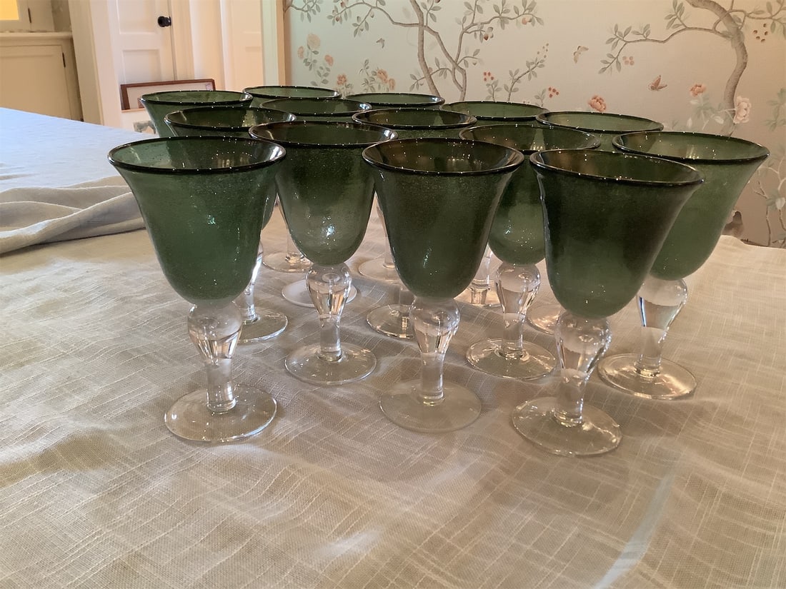 Green Drinking Goblets - 2