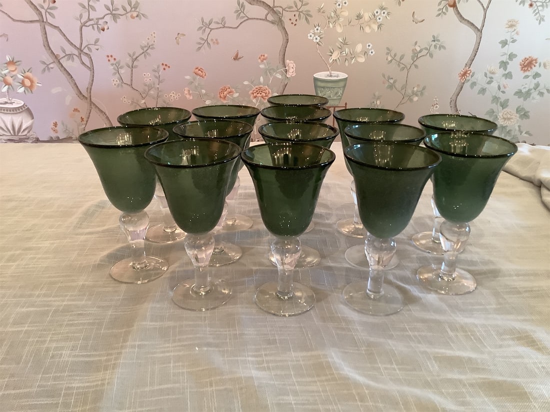 Green Drinking Goblets - 5