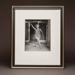 Marilyn 'A Wonderfully Joyful Flirtation' by André De Dienes: Artist: André De Dienes (1913-1985)Title: Marilyn 'A Wonderfully Joyful Flirtation' by André De DienesDate: 1952Medium: Vintage gelatin-silver photographLimited Edition: NoGenre: Portrait