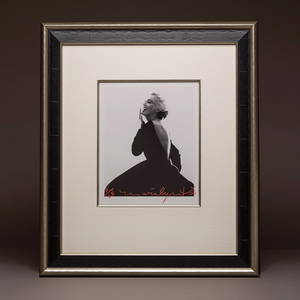 Marilyn 'Smiling in a Black Dior Dress' - The Last Sitting by Bert Stern