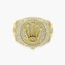 14K YELLOW GOLD 1.73CT DIAMOND ROLEX RING