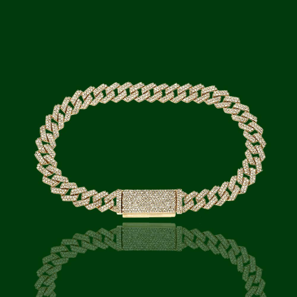 14K YELLOW GOLD 3.91CT DIAMOND BRACELET (1 of 1)