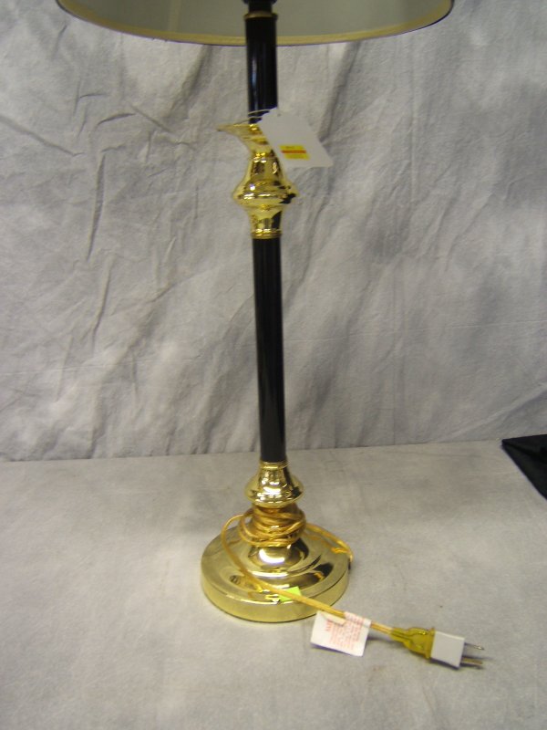 Brass & Black Table Lamp - 2