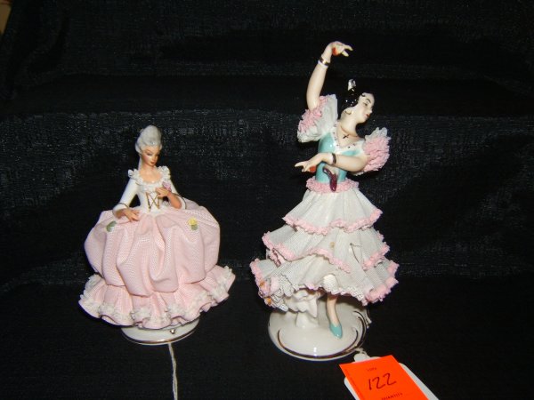 2 Dresden Figurines