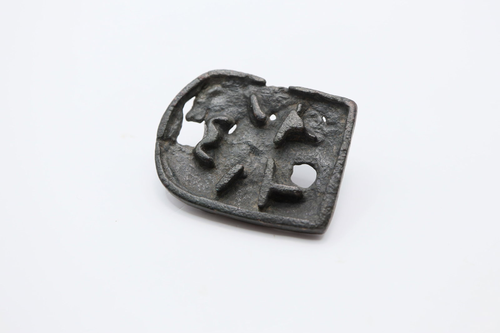 Late Roman Bronze Bread Stamp 4th-6th Century  AD (1 of 2)