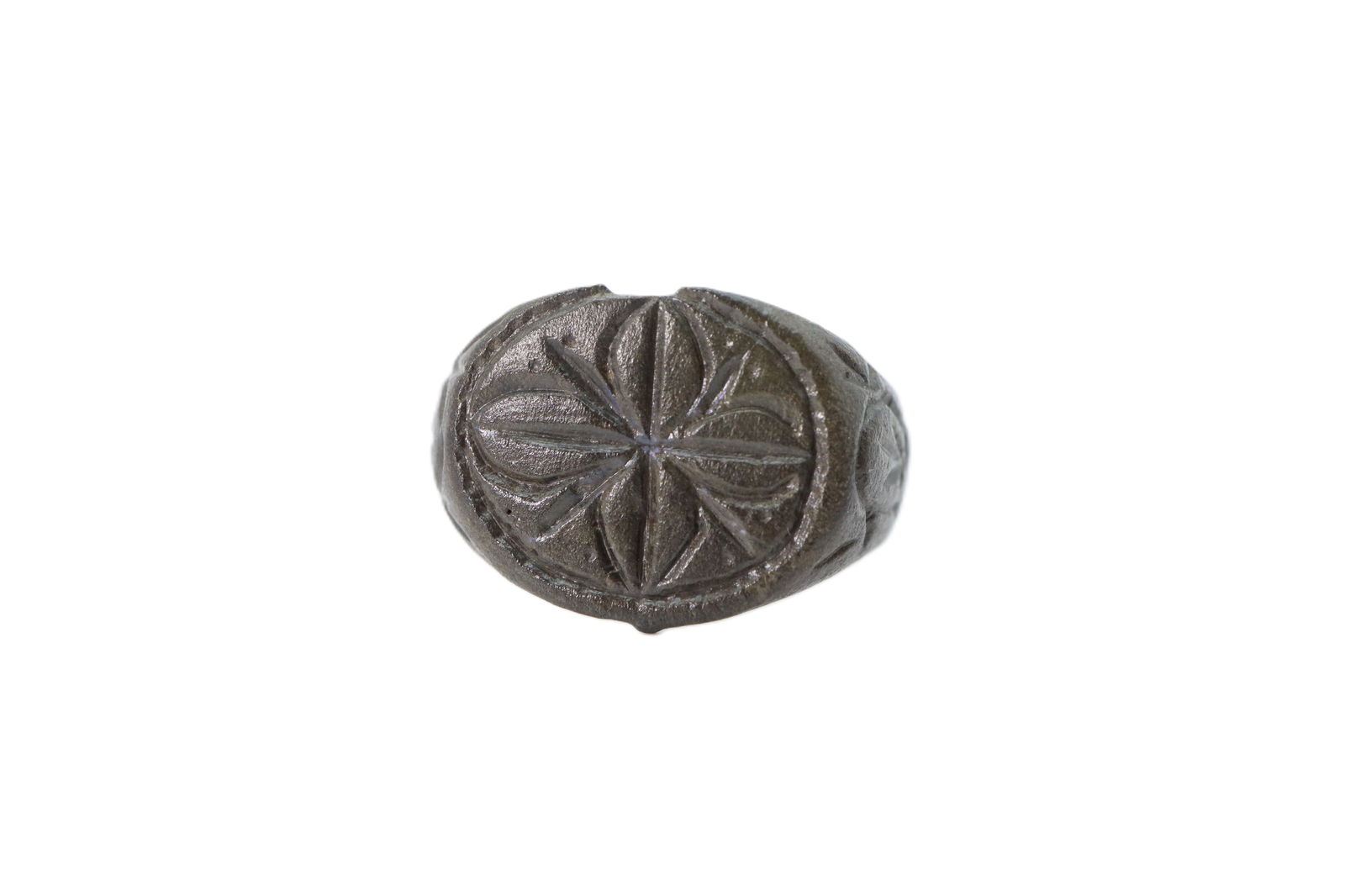 Medieval Bronze Ring 12th-14en Century AD (1 of 2)