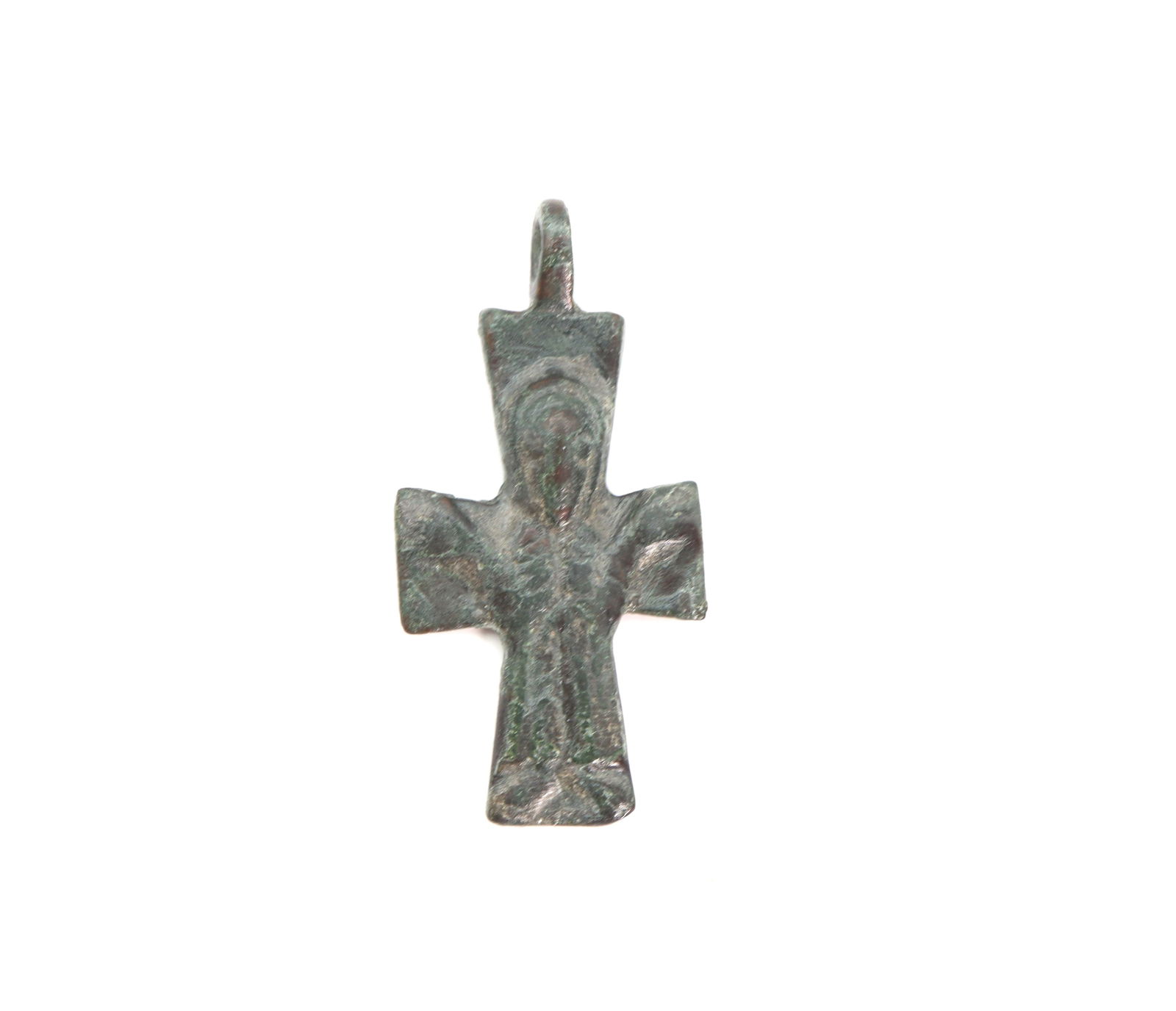 Crusader- Holy Land Cross Pendant , Circa  10th-12th, Century AD. (1 of 3)