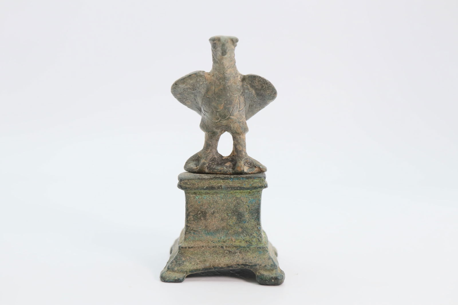 Roman Bronze Votive Legionary Eagle Figurine, Circa 2nd-3rd Century AD (1 of 5)