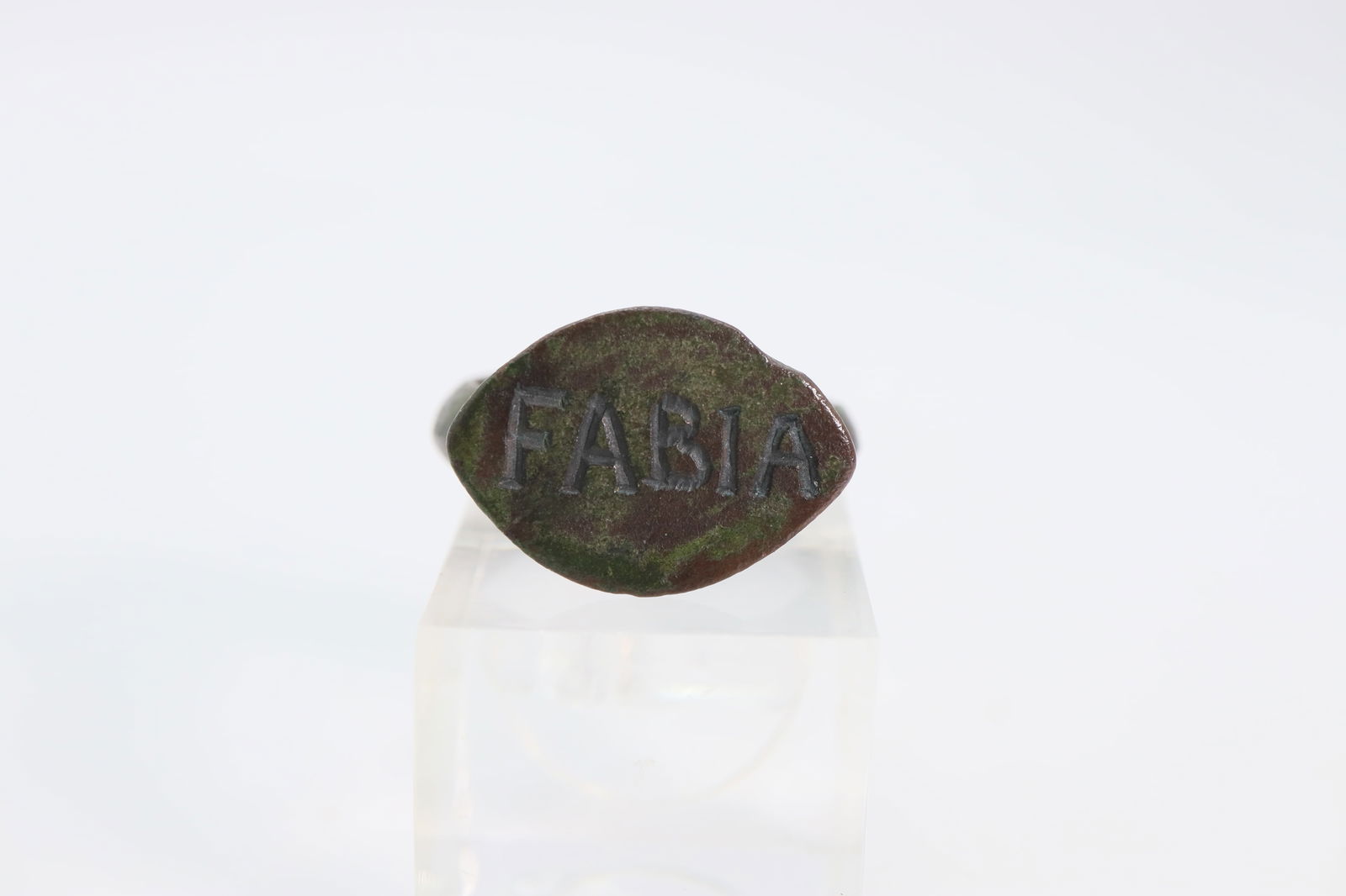 Roman Votive Ring in the Name of FABIA, Circa 2nd, 3rd Century AD (1 of 2)