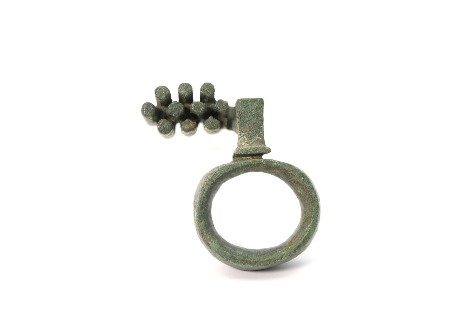 Roman Bronze Key-Ring, Circa  1s-3rd  Century AD (1 of 2)