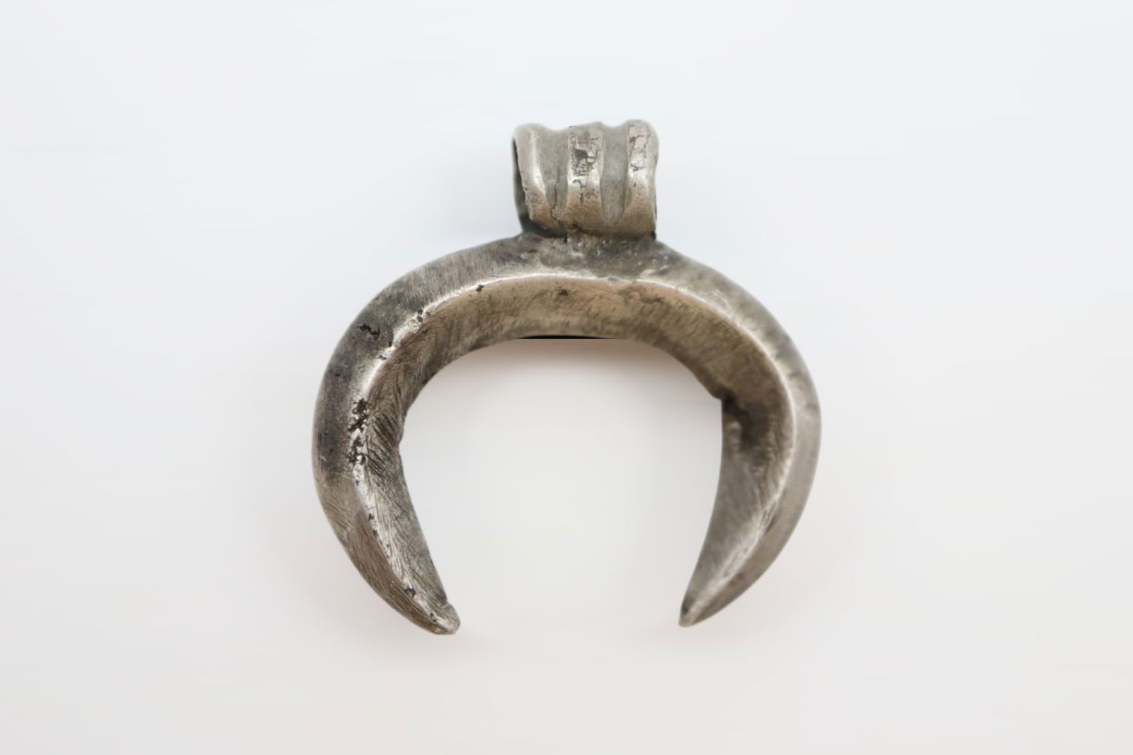 Roman Silver Lunar Pendant, Circa 1st, 2nd Century AD (1 of 2)