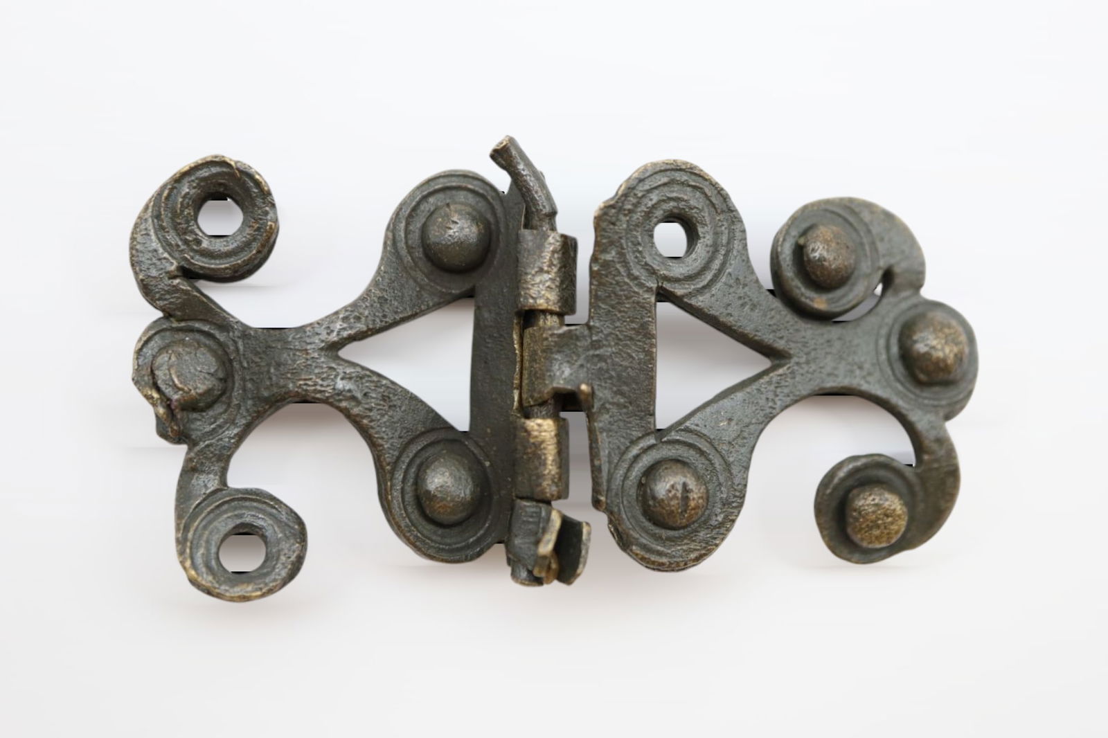 Roman Bronze Hinge of  Lorica Segmentata Body Armor, Circa 1st-2nd Century AD (1 of 2)