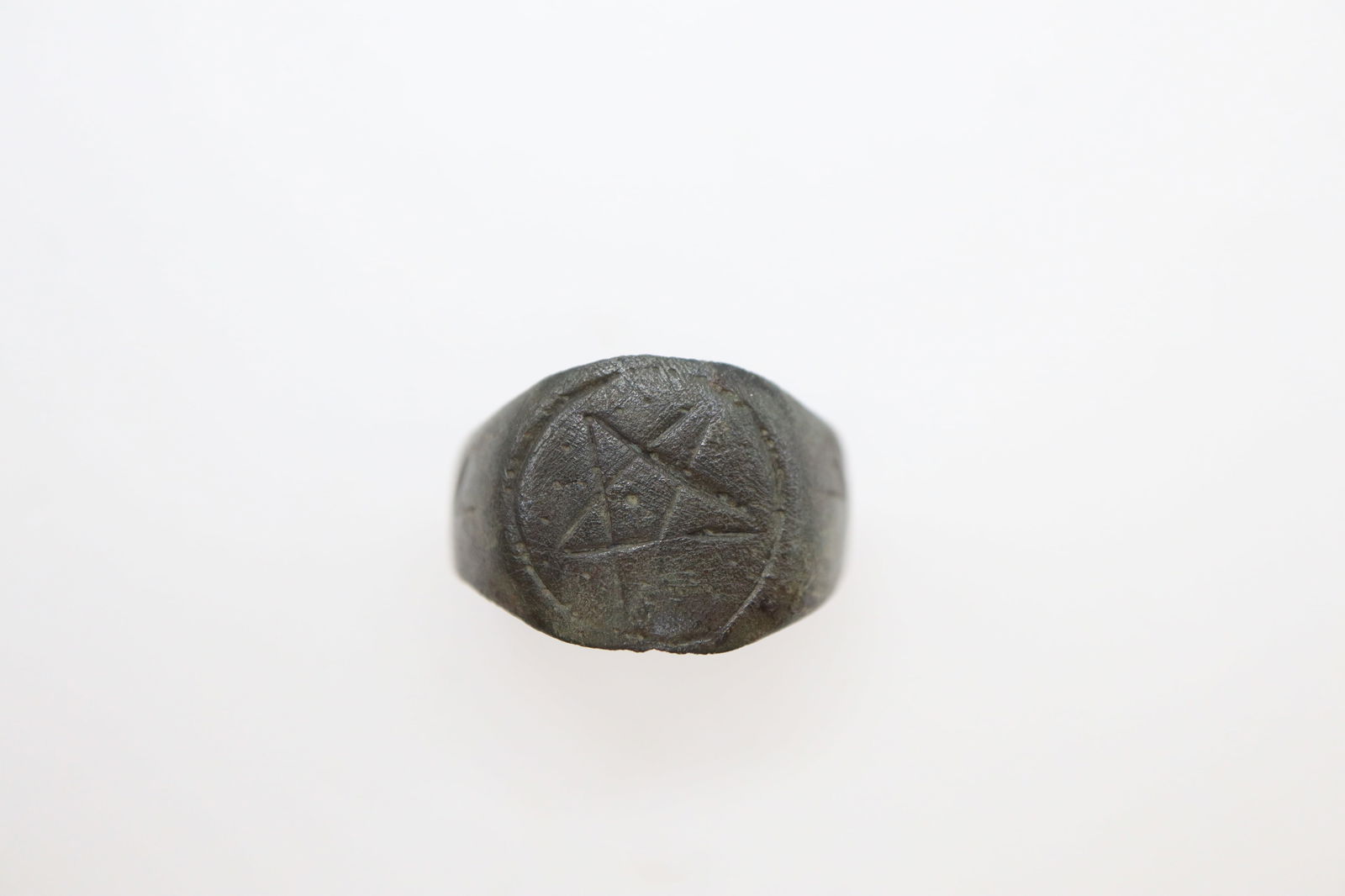 Migration Period Pentagram Ring, Circa
5th-7th Century AD (1 of 2)