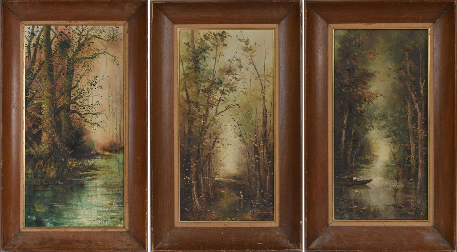 Three Landscape Paintings by JC Duffy, Yonkers, NY. (1 of 10)