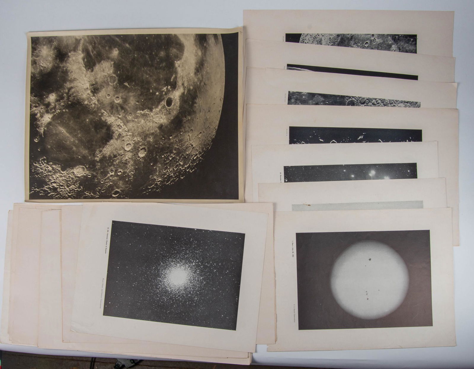Collection of Vintage Photographs of the Moon. (1 of 9)