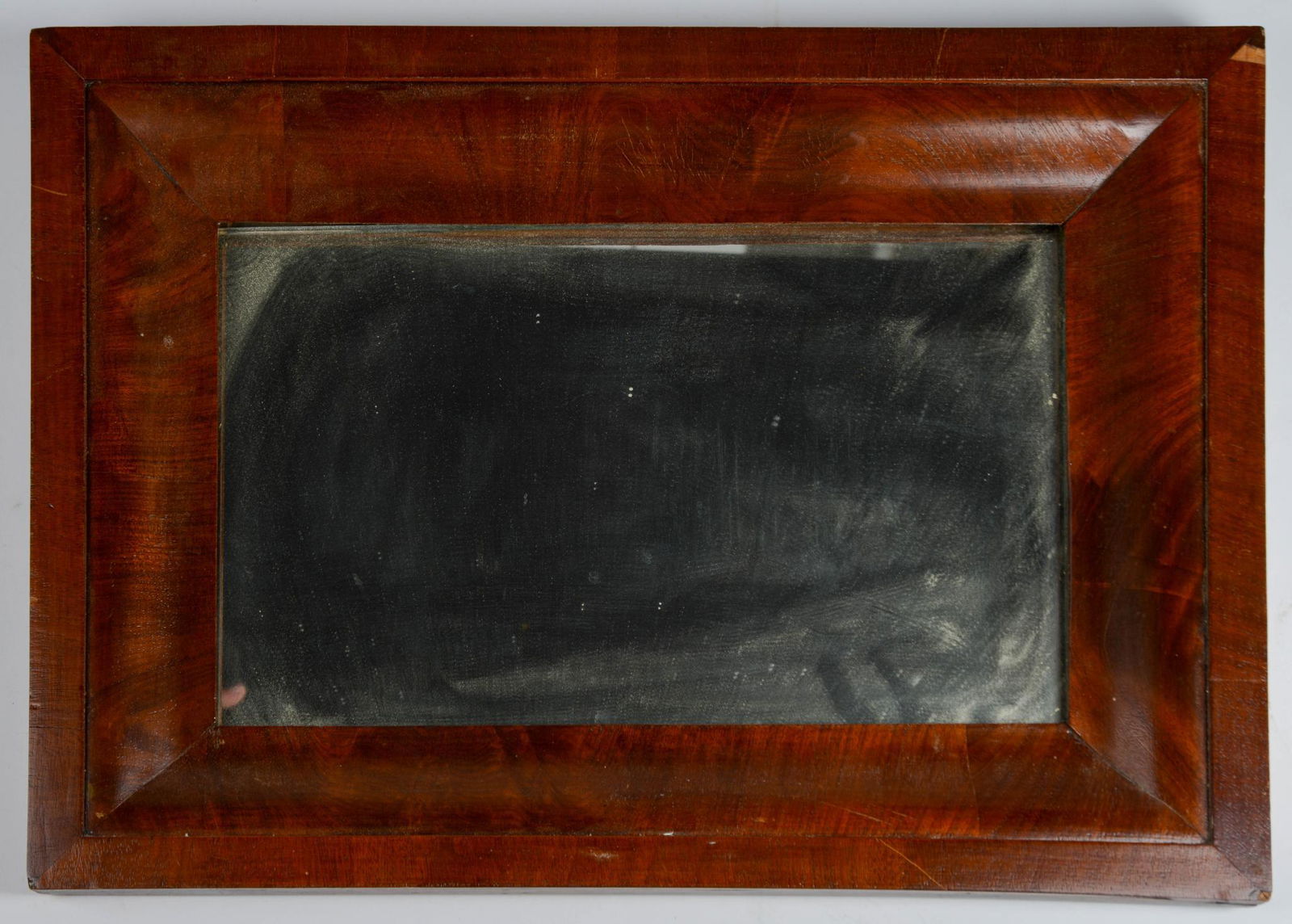 Mahogany Veneer Ogee Mirror. (1 of 1)