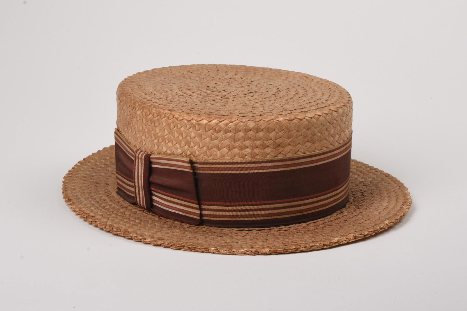 Antique Jackson and Moyer Straw Hat.: Retailed by Dobbs, Fifth Avenue. Length of brim 12.5 inches Condition reports are not available for the items in this catalog. These are antique and vintage items, and will show signs of use and wear.
