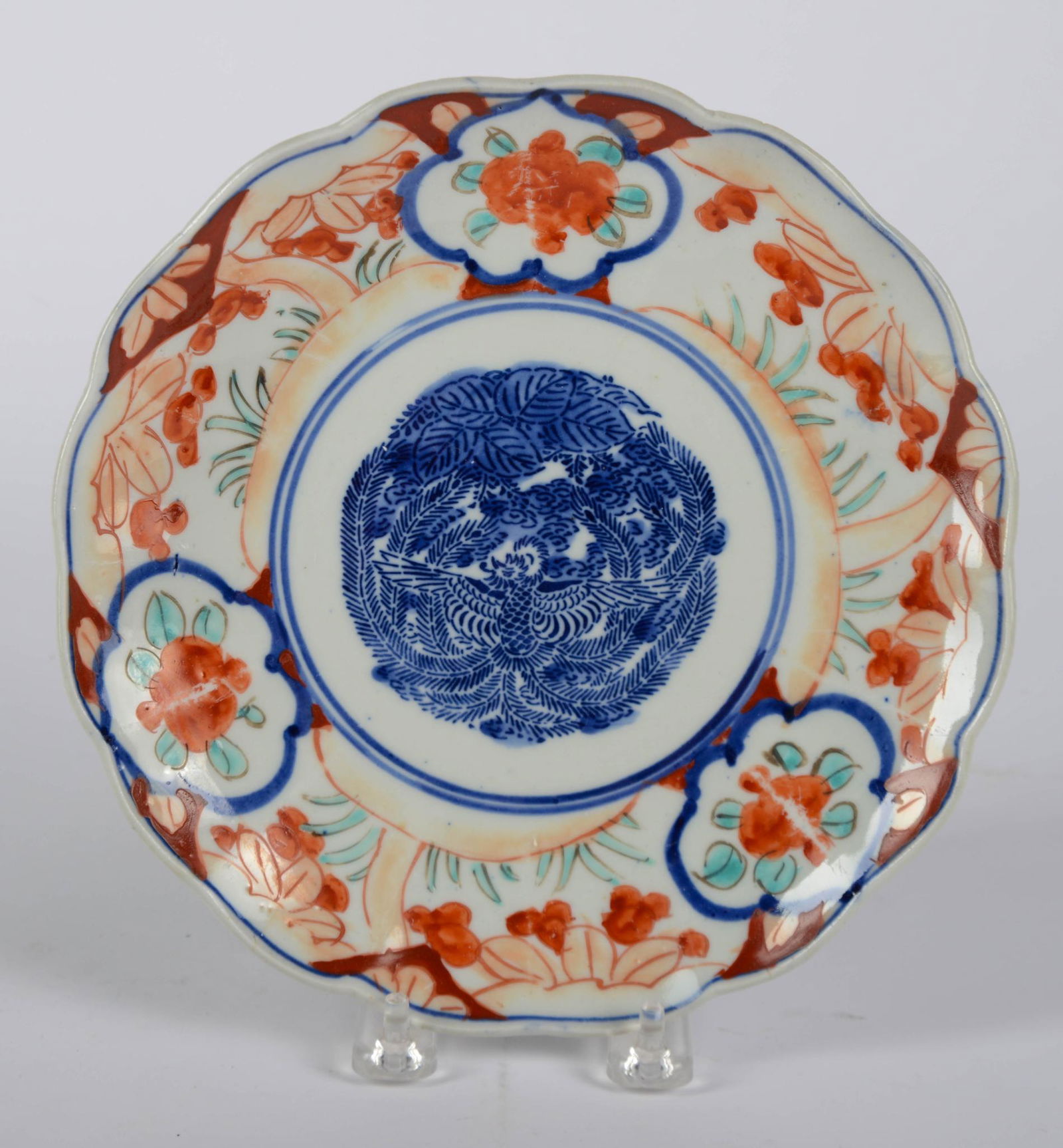 Imari Style Porcelain Plate (1 of 2)