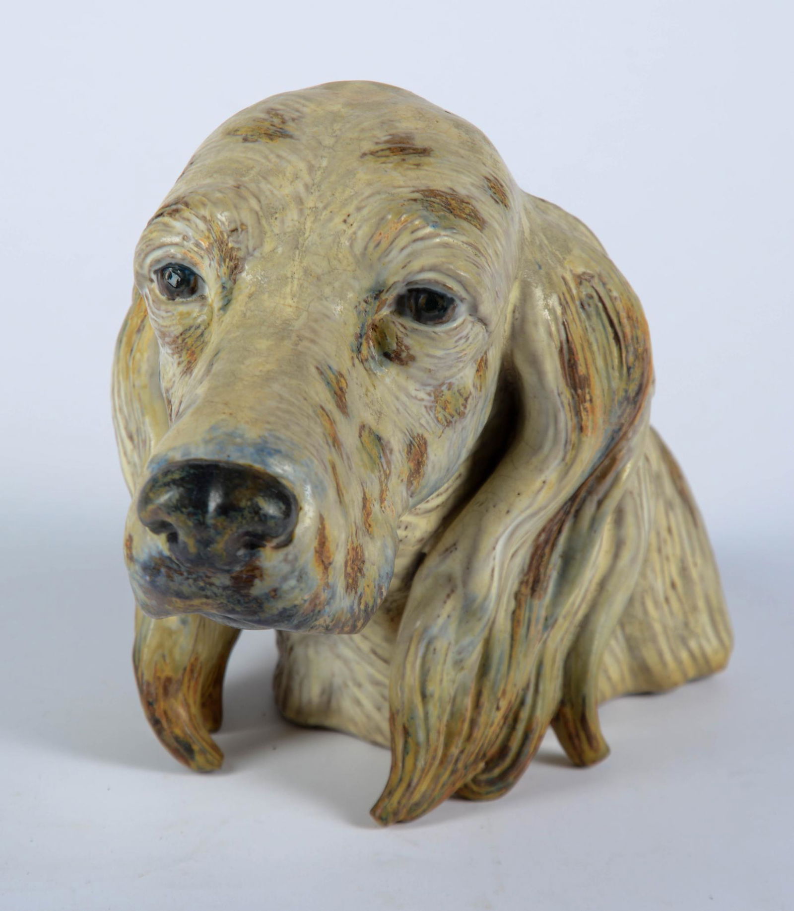 Lladro Porcelain Dog's Head Sculpture. (1 of 4)
