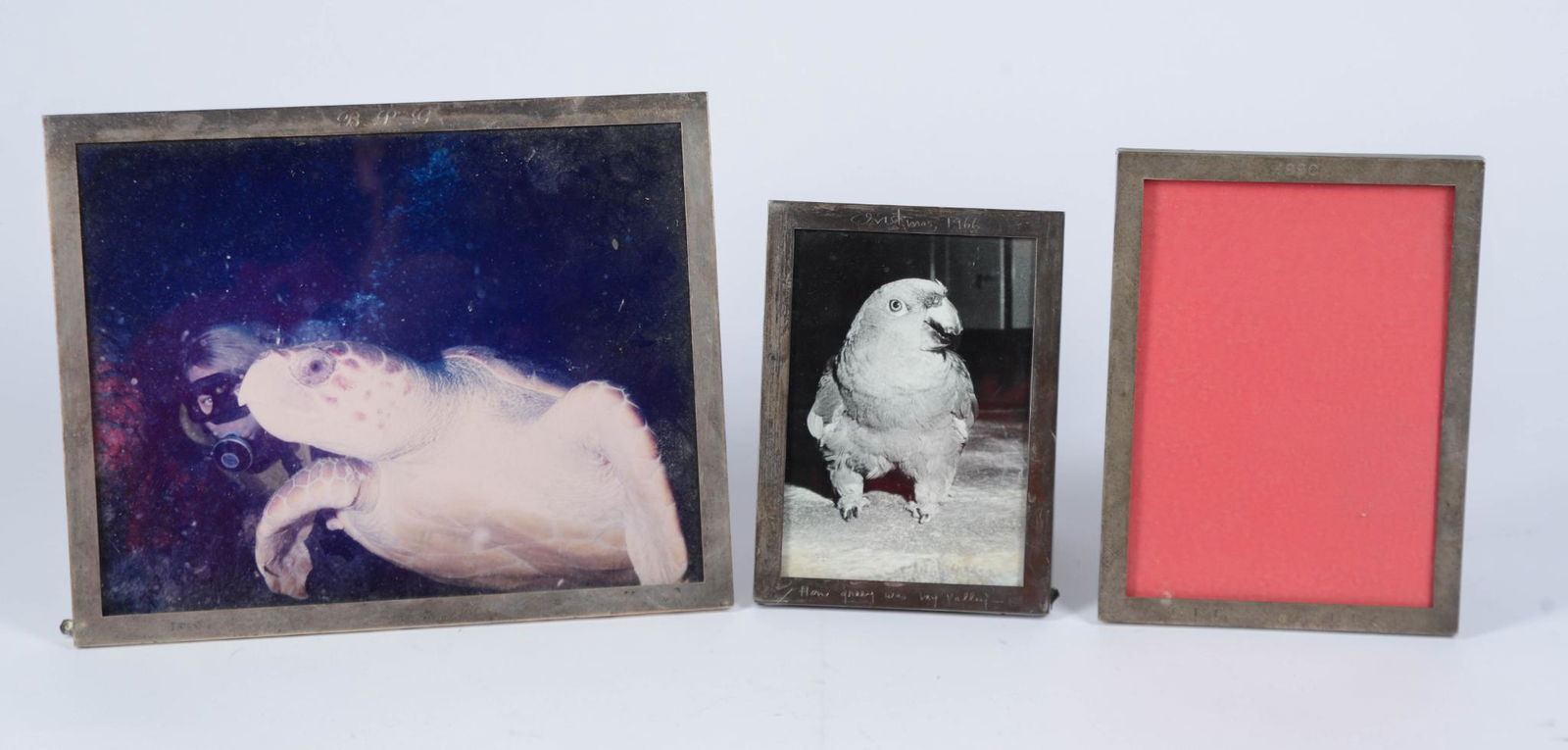 Three Sterling Silver Picture Frames. (1 of 1)