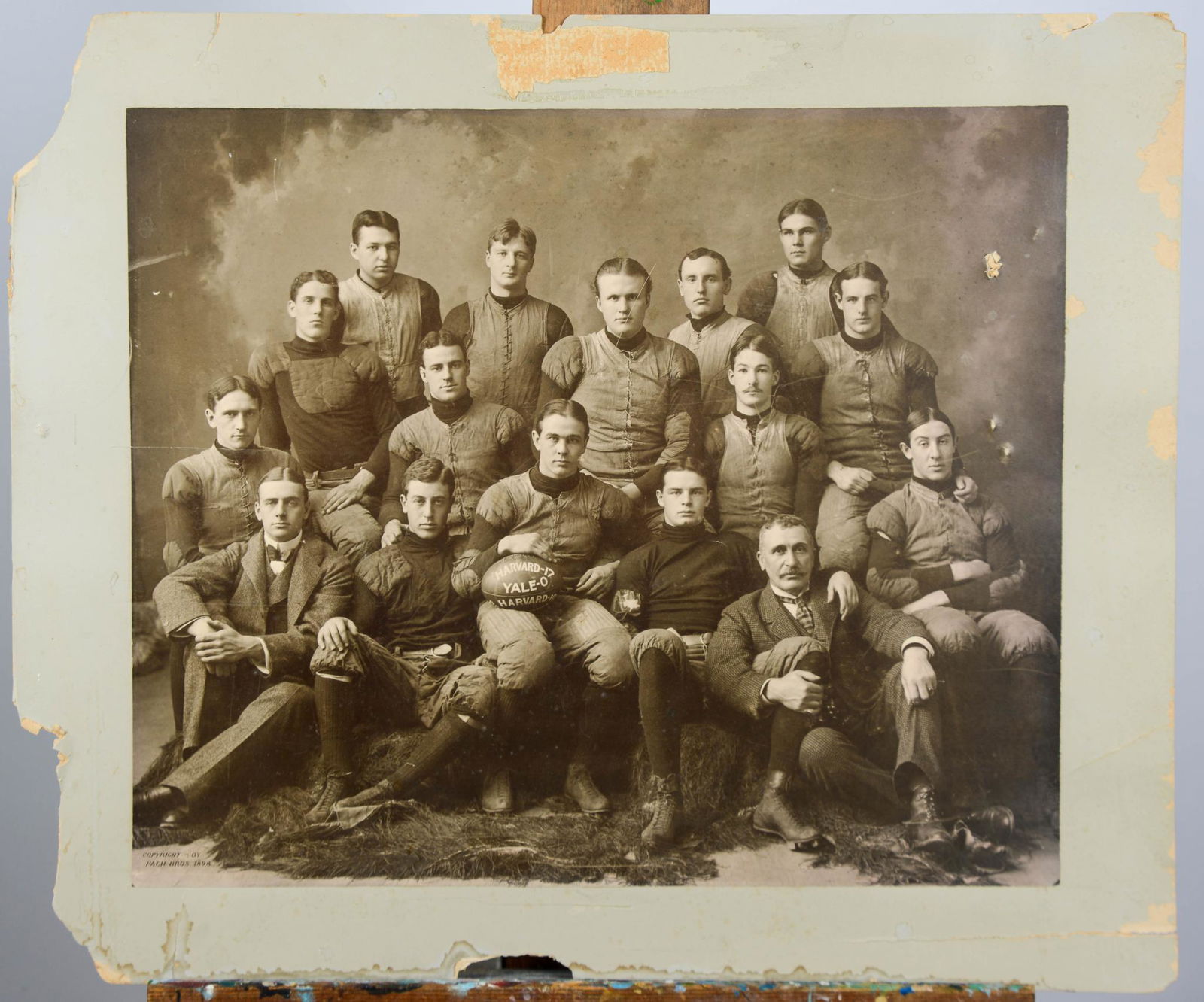 Harvard Football Team Photo by Pach Bros., 1898. (1 of 1)