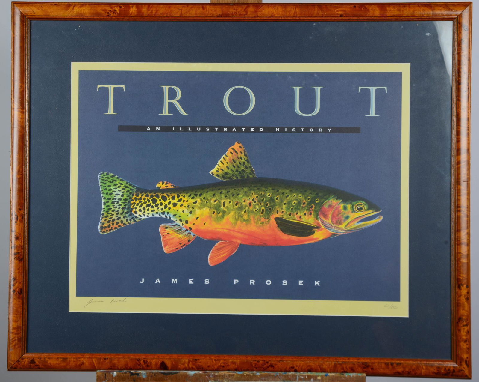 Trout, An Illustrated History, James Prosek Limited Edition Print. (1 of 3)