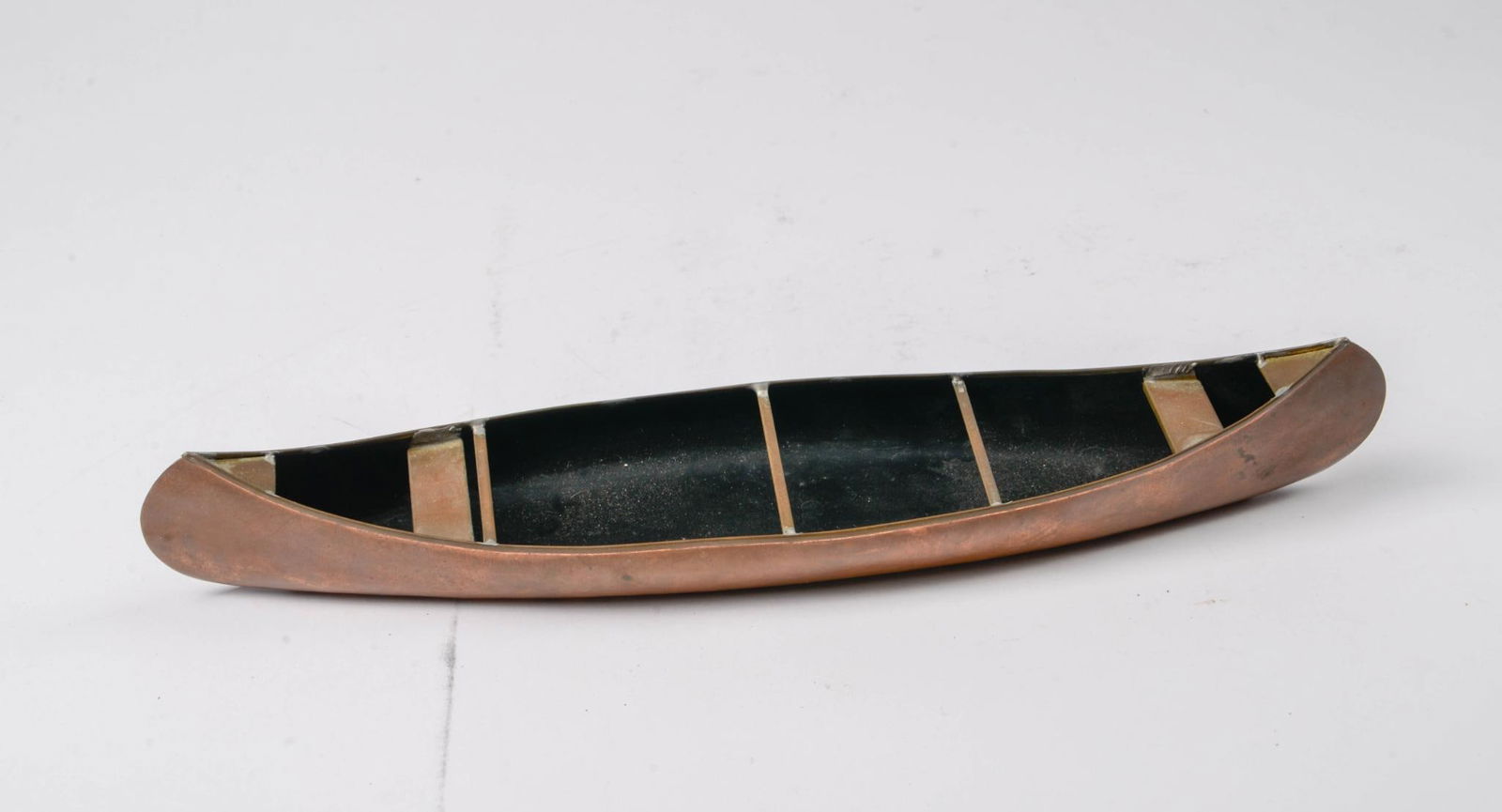 Arts & Crafts Style Copper Canoe. (1 of 5)