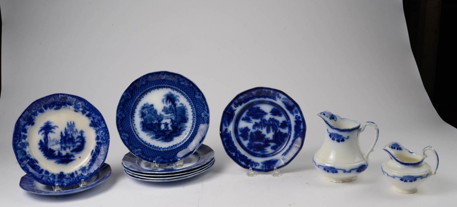 Collection of Flow Blue. (1 of 17)