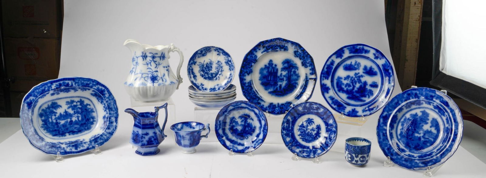 Collection of Flow Blue. (1 of 20)