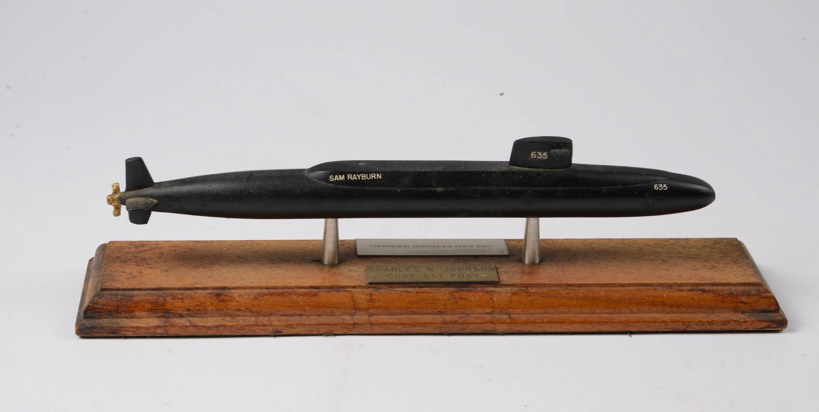 Model of the Submarine USS Sam Raburn. (1 of 4)
