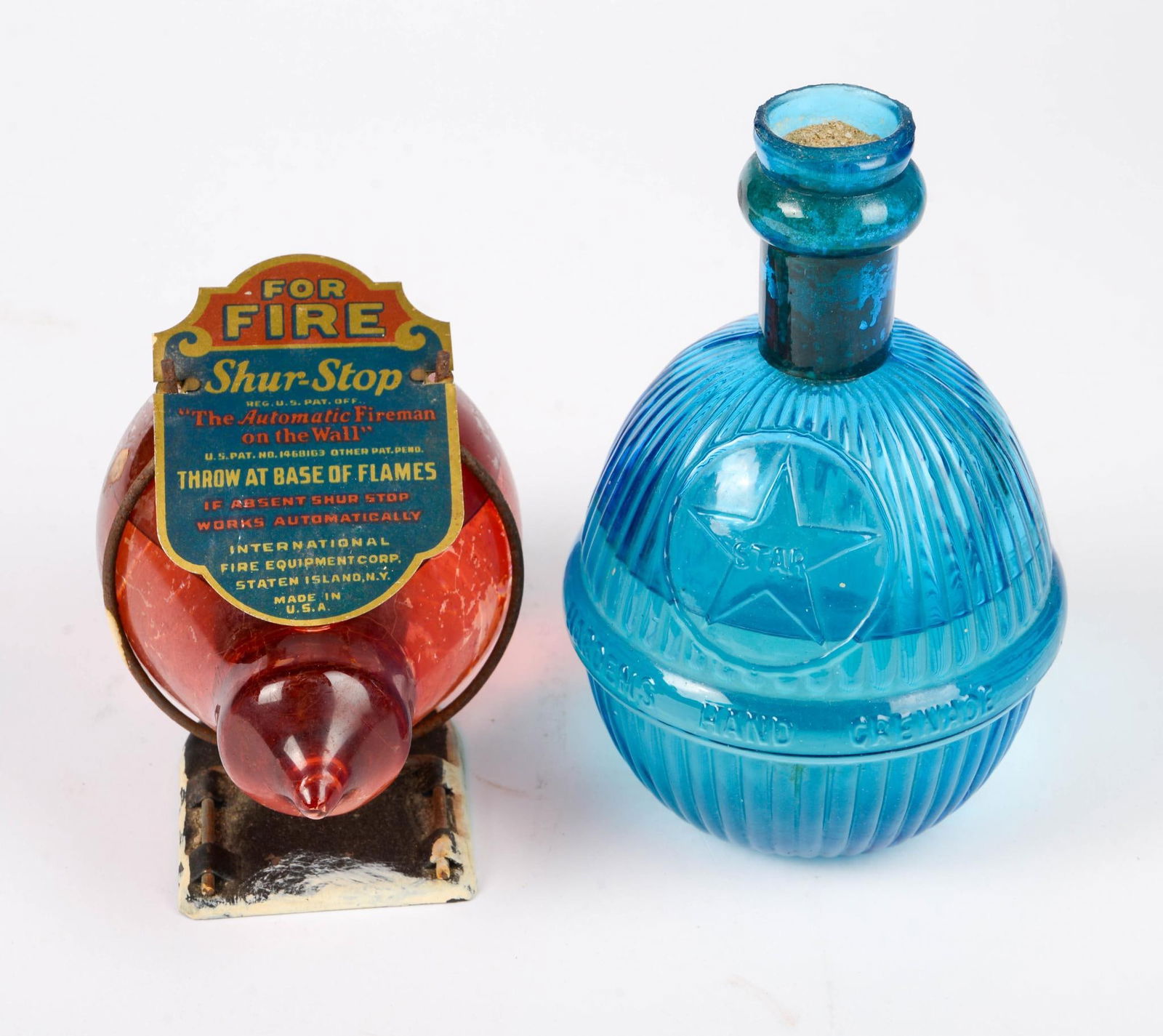 Two Glass Fire Ball Extinguishers. (1 of 3)