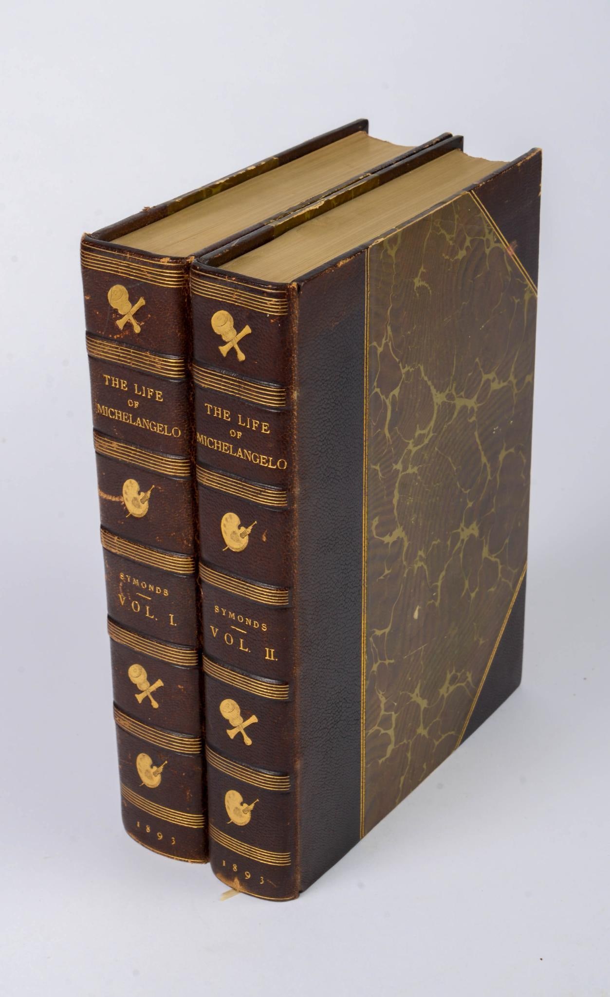 The Life of Michelangelo: By John Addington Symonds 1893 Two Volumes