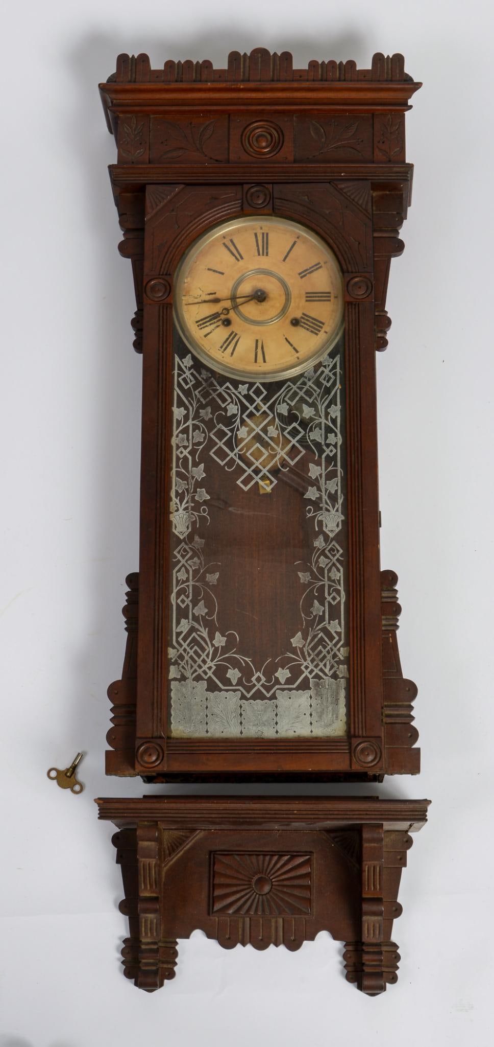 WALL GRANDFATHER CLOCK (1 of 2)