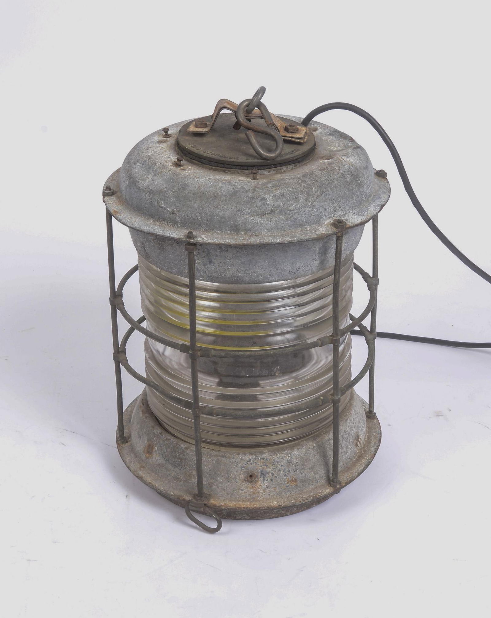 DURKEE MARINE PRODUCTS SHIPS LANTERN. (1 of 4)