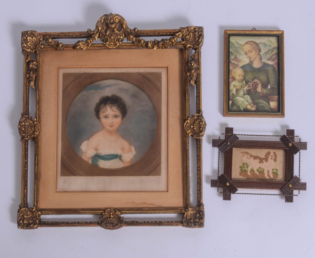 THREE FRAMED ARTWORKS (1 of 2)