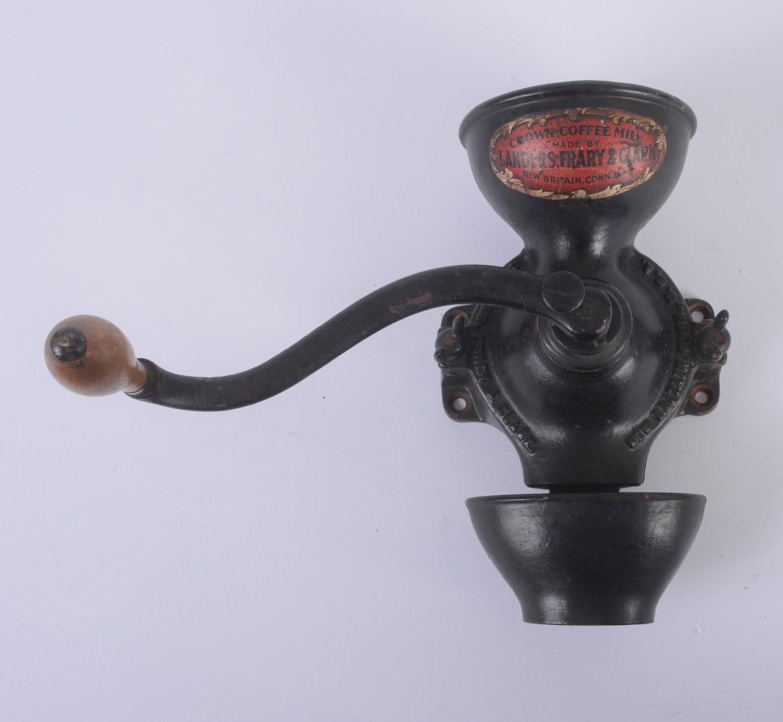 Crown Mills Iron Coffee Grinder New Britain, Conn. (1 of 3)