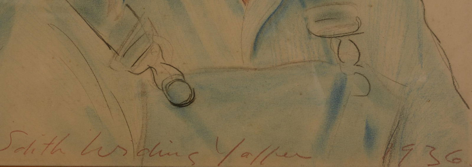 Edith Widing Yaffee (American, 1895-1961). Two Portraits. (1 of 3)