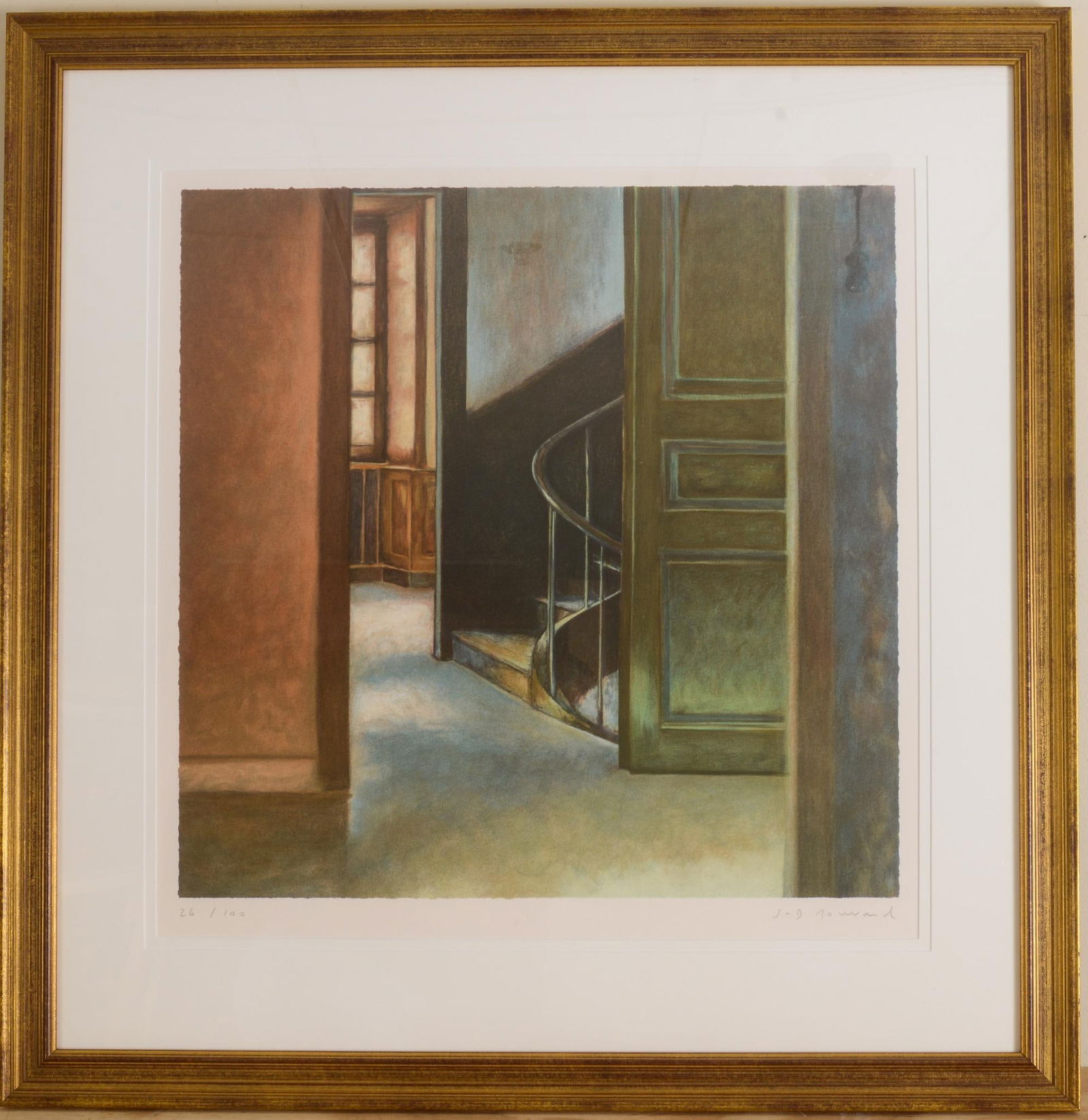Jean-Daniel Bouvard (French, B. 1957). Staircase. (1 of 2)