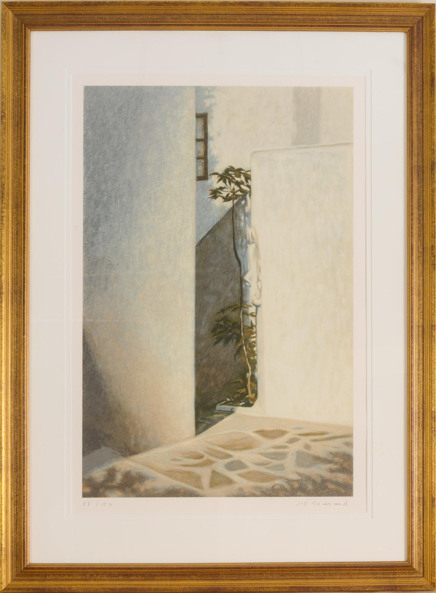 Jean-Daniel Bouvard (French, B. 1957). The Alley (1 of 2)