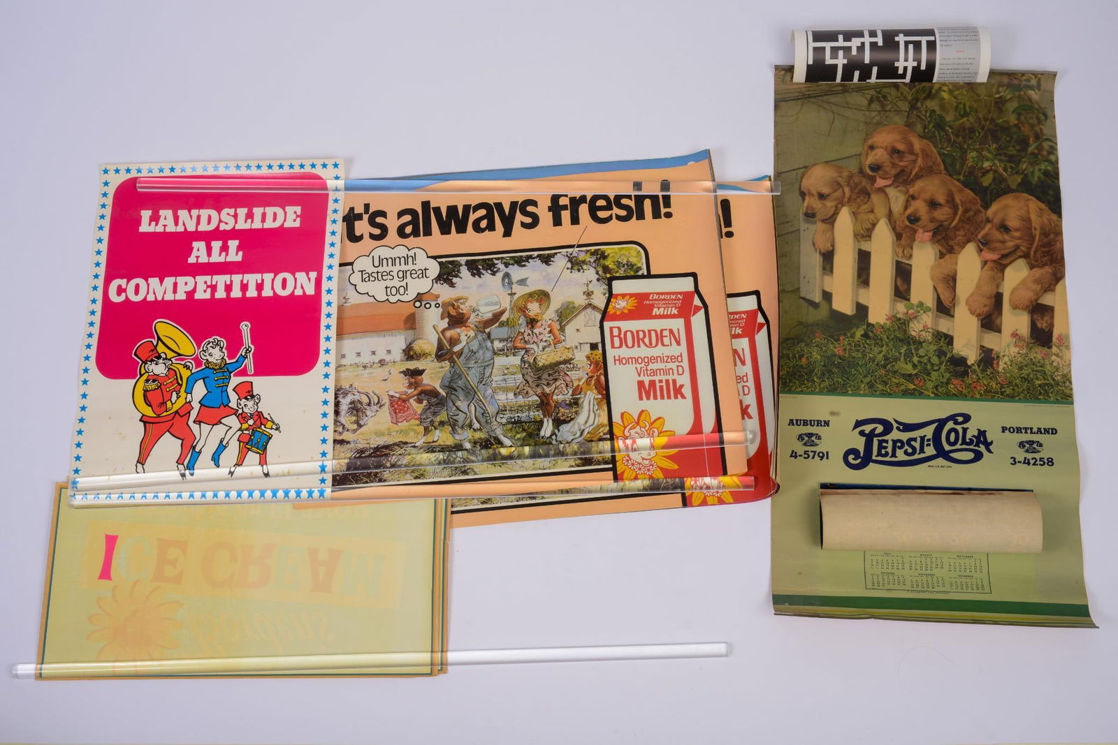 Eight Borden's Elsie Poster Advertisements (1 of 1)