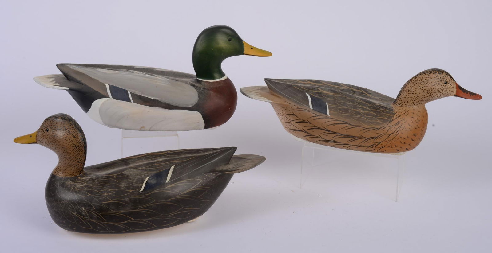 Three Wood Duck Decoys (1 of 3)