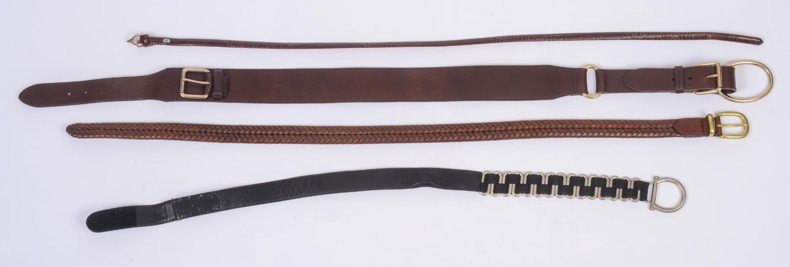 Four Designer Belts. (1 of 3)