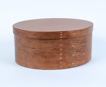 SHAKER OVAL BOX WITH LID