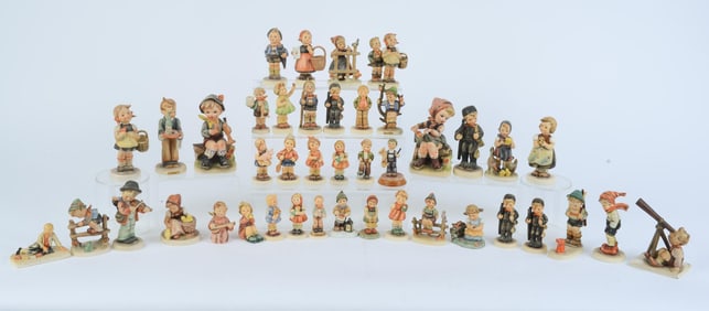 40 GERMAN GOEBEL HUMMEL FIGURES WITH 2 JAPANESE FIGURES