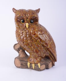 LARGE CERAMIC OWL